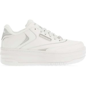 Reebok Club C Extra Sneaker, FTWWHT/FTWWHT/DRKSIL, 3.5 UK, Ftwwht Ftwwht Drksil, 3.5 UK