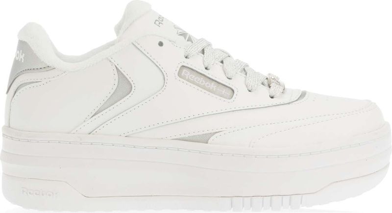 Reebok Club C Extra Sneaker, FTWWHT/FTWWHT/DRKSIL, 3.5 UK, Ftwwht Ftwwht Drksil, 3.5 UK