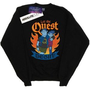 Li-cense Disney dames onward let the quest begin sweatshirt