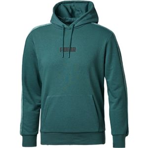 Puma - Fluwelen Hoodie - Trui - Groen - Heren