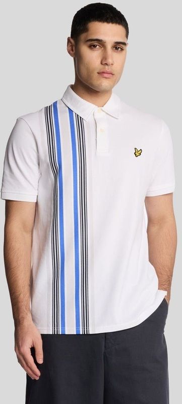 Lyle & Scott - Deck Stripe - Poloshirt - Wit