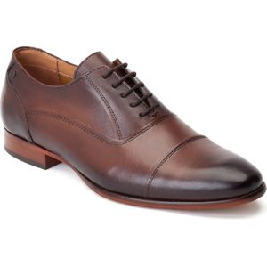 Base London - Angelo - Leren Schoen - Zwart - Oxford