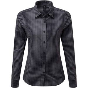 Premier Dames maxton geruit overhemd met lange mouwen