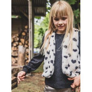 LOOXS Little - Gilets - Gebroken Wit - 100% Polyester