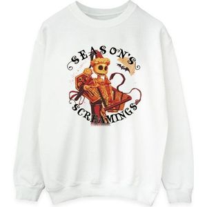 Li-cense Disney dames the nightmare before christmas seasons screamings sweatshirt