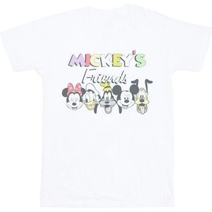 Li-cense Disney heren mickey mouse friends faded nostalgia t-shirt