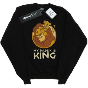 Li-cense Disney heren the lion king mijn papa is koning sweatshirt