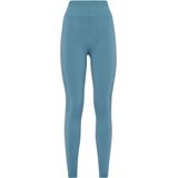 Plein Sport - Seamless Sport Leggings Logo - Blauw - Dames - Polyester