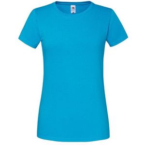 Fruit of the Loom - Iconic 190 - T-shirt - Dames - Katoen - Korte Mouwen