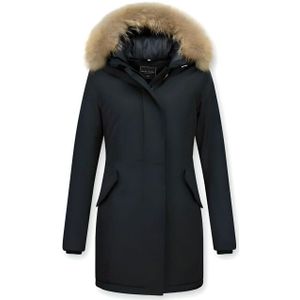 TheBrand - Wooly - Winterjas - Lang - Dames - Bontkraag - 2021/2022
