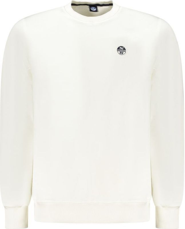 North Sails - Witte Katoenen Heren Trui - Vesten