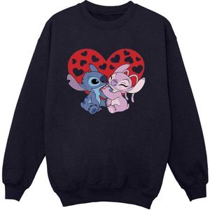 Li-cense Disney dames lilo & stitch hearts sweatshirt