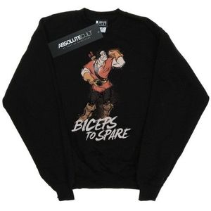 Li-cense Disney heren beauty and the beast gaston biceps to spare sweatshirt