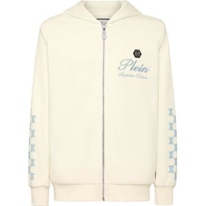 Philipp Plein - Hooded Sweatjacket - Beige - Katoenfleece