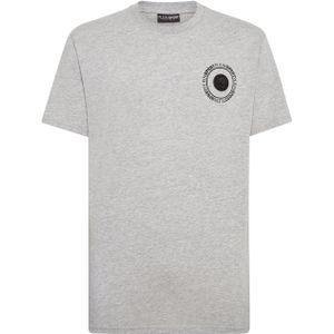 Plein Sport - T-Shirt - Carbon - Ronde Hals - Iconische Tigerprint