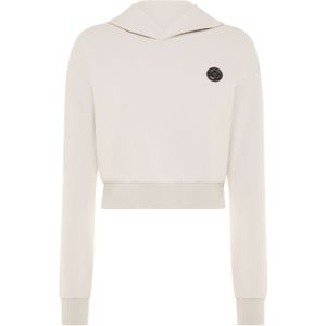 Plein Sport - Sweatshirt - Taupe/Zwart - Capuchon - Sweatstof