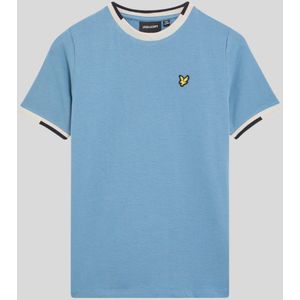 Lyle & Scott - Multi Rib T-shirt - Blauw - Jongens
