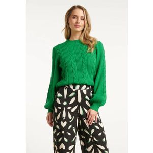 Smashed Lemon - Gebreide Top - Cognac - Losvallend Model