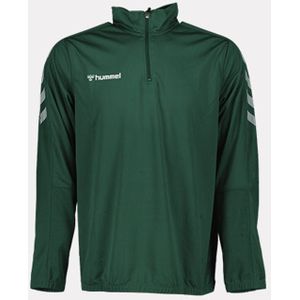 Hummel - Juniors Half-Zip Sweatshirt - Groen - 100% Polyester