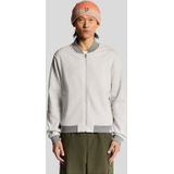 Lyle & Scott - Half Raglan Mouw Jersey Bomber - Grijs