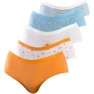 Pack-5 Katoenen Stretch Comfort Slip voor Dames D4C17