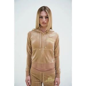 Juicy Couture Rec arch geborduurd logo hoodie with pants