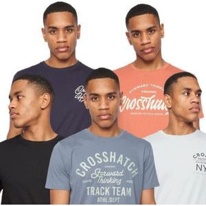 T-shirts - Multi kleur - 5-pack Brandax Print