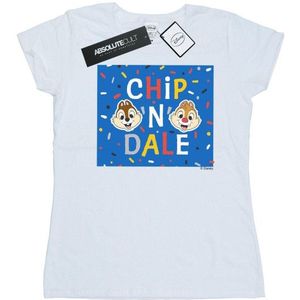 Li-cense Disney dames chip n dale blauw frame katoenen t-shirt
