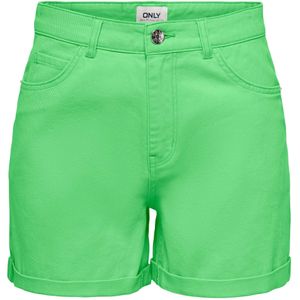 Only Vega-darsy hw mom shorts col pnt summer green