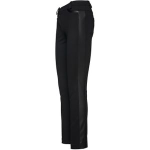 Jeggings - Zwart - Lange Jegging - Imitatieleren Detail