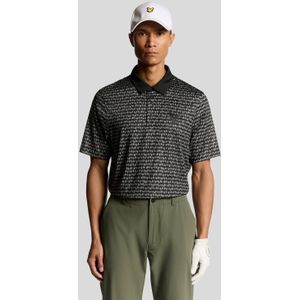Lyle & Scott - Golf Divot Poloshirt - Zwart