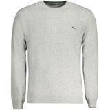 Ronde Hals Trui Melange Grijs