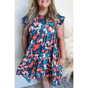 Bloemenprint Lagenjurk