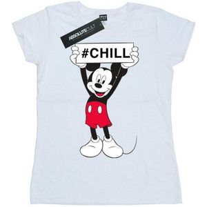Li-cense Disney dames mickey mouse chill katoenen t-shirt