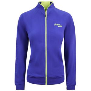 Asics - Track Jacket - Blauw - Dames - Lange Mouw Zip Up