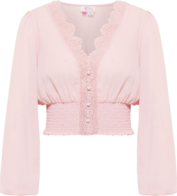 IZIA Cropped Blouse lange mouw gaya