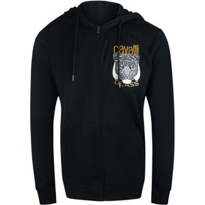 Cavalli Class - Bold Tiger Graphic Logo - Hoodie - Zwart