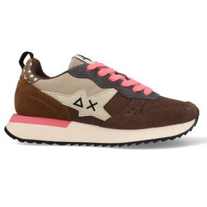 Sun68 - Stargirl - Sneakers - Bruin - Streetwear - Vrouwen