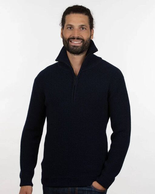 Roosenstein Wolke - Pullover 1886-0112 - Donker Blauw - Heren Vest