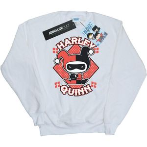 Li-cense Dc comics dames chibi harley quinn badge sweatshirt