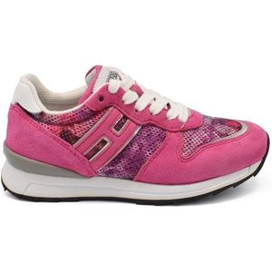 Hogan - Suède Sneakers - Roze