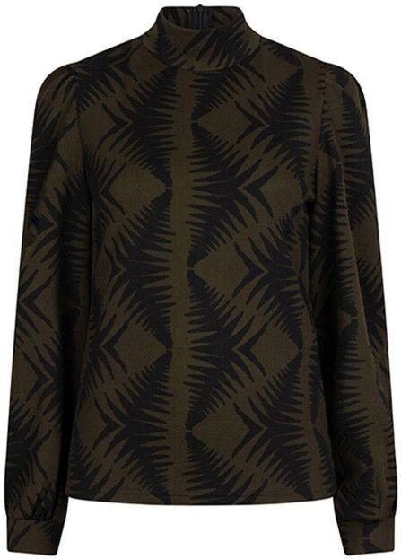 Lofty Manner T-shirt QL09 KARIN Donker groen