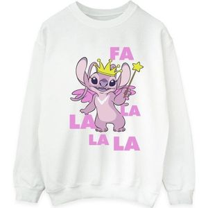 Li-cense Disney heren lilo & stitch angel fa la la sweatshirt