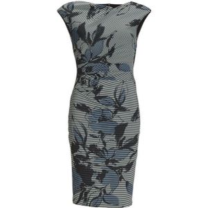 Swing - Korte Jurk - Blauw - Polyester