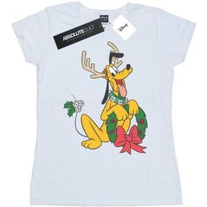 Li-cense Disney dames pluto kerst rendier katoenen t-shirt