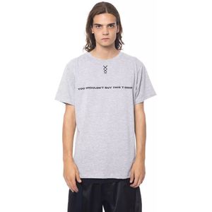 Grijze Korte Mouwen Graphic T-shirt