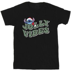 Li-cense Disney heren lilo & stitch jolly chilling vibes t-shirt