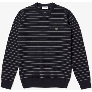 Lacoste - Gestreept Sweatshirt - Navy - Katoen