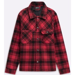 Heren flanellen overhemd FYLLEI YOKE