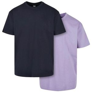 Urban Classics Heren zwaargewicht oversized t-shirt (set van 2)